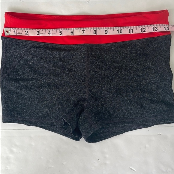 Forever 21 Charcoal Grey Throwback Athletic Shorts Stretchy Comfort Medium - Picture 11 of 15